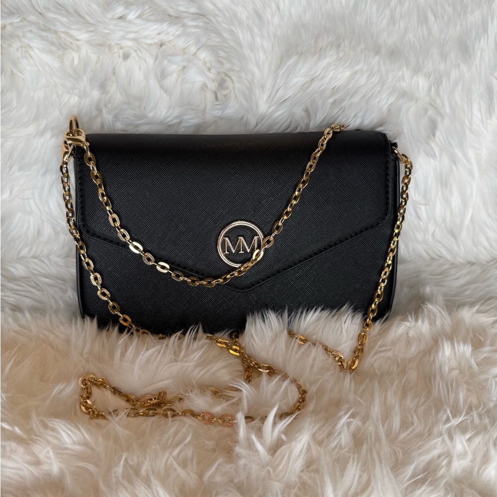 Elegant Black Chain Shoulder Bag